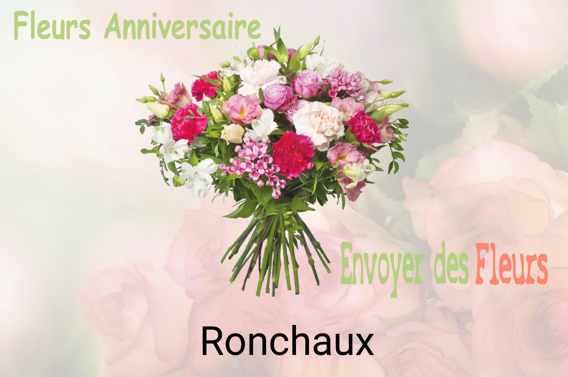 Bouquet de fleurs d’anniversaire livré à Ronchaux