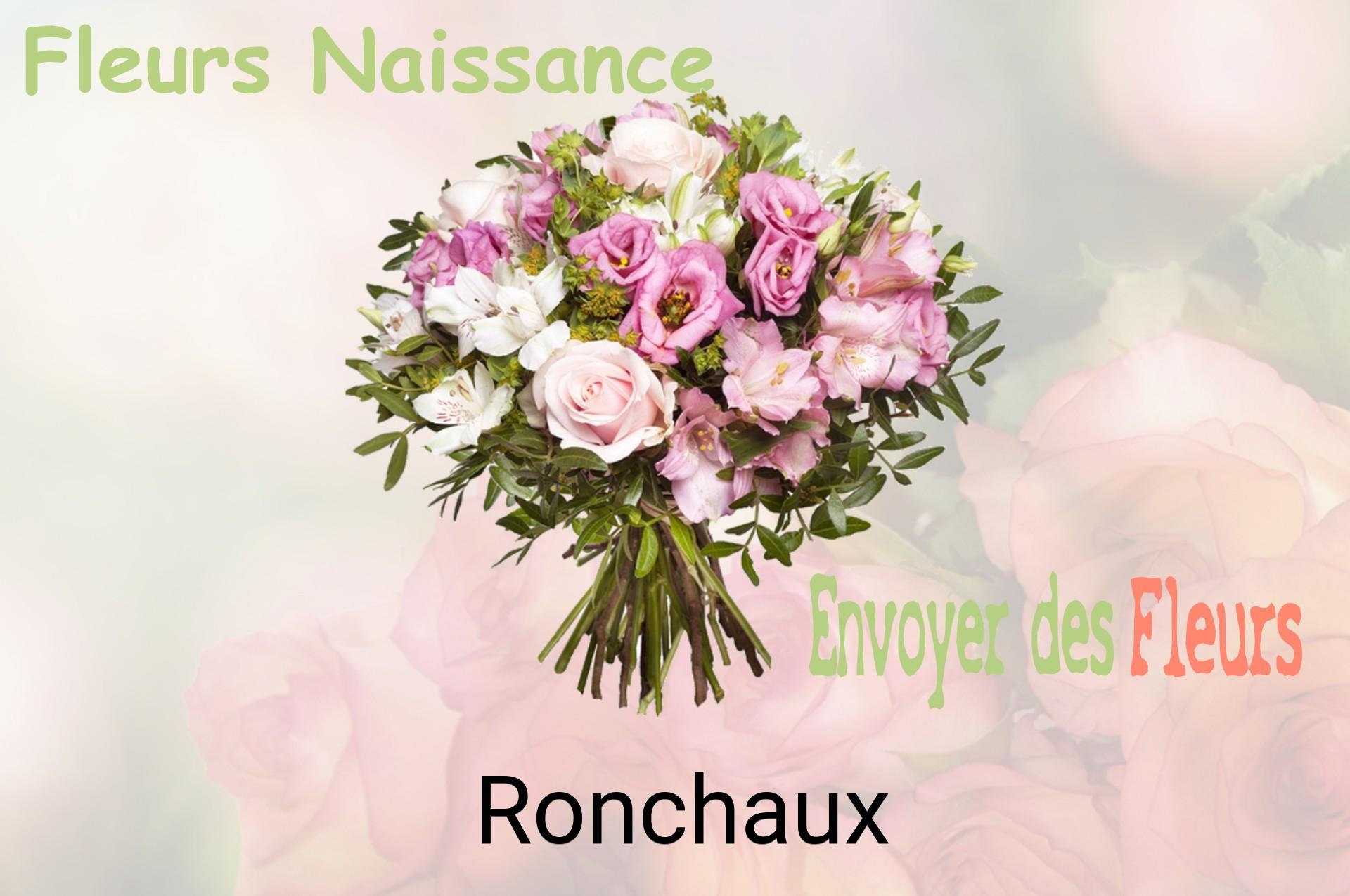 Bouquet de fleurs de naissance livré à Ronchaux
